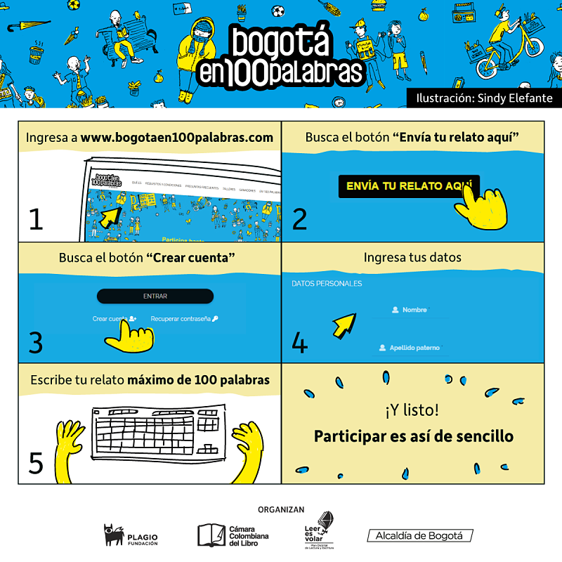 AnÃ­mate a participar en el concurso BogotÃ¡ en 100 palabras