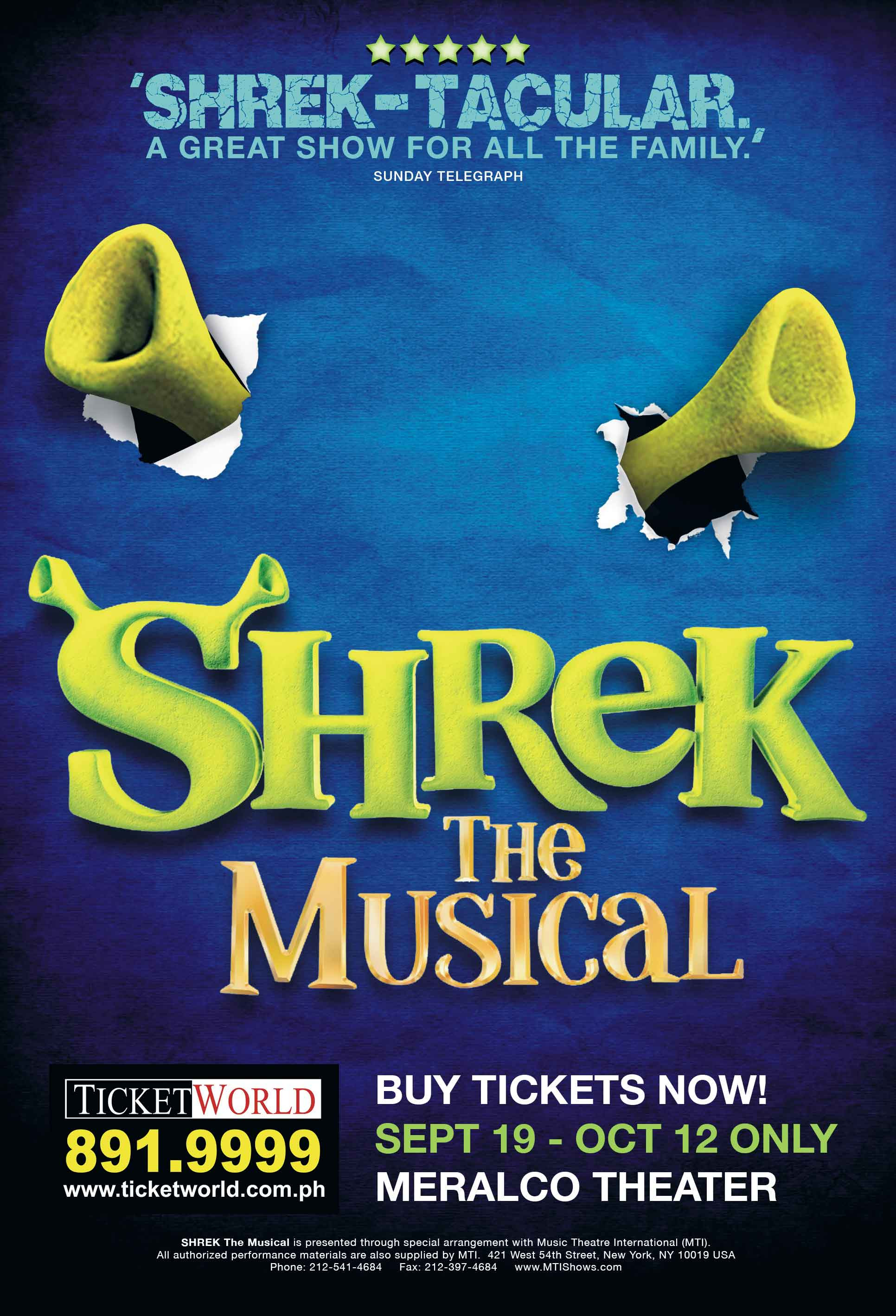 Shrek The Musical - Poster