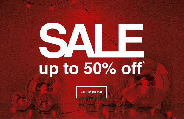 SALE Up to 50% off*