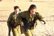 Female soldiers participate in the IDF Combat Fitness Competition