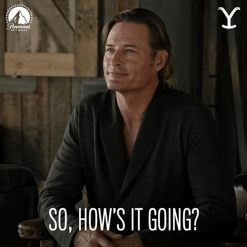 How Are You Doing Whats Up GIF by Yellowstone