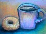 Coffee with Donut - Posted on Sunday, December 14, 2014 by Lydia Craven