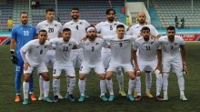 Selección palestina que clasificó para la Copa de Asia 2023.