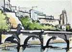 Paris Bridge #2 - Posted on Wednesday, November 26, 2014 by Christy Obalek