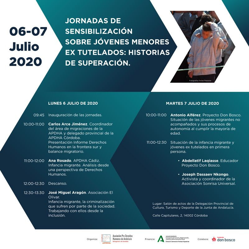 Córdoba: Jornadas sobre jóvenes migrantes extutelados/as