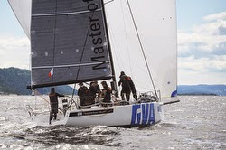 J/111 sailing Faerder Race off Oslo, Norway