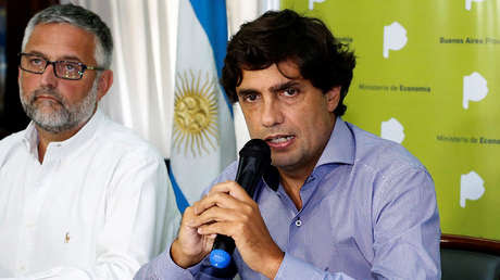 Hernán Lacunza el 3 de marzo de 2017 en Buenos Aires, Argentina, entonces como ministro de Economía de esa provincia.