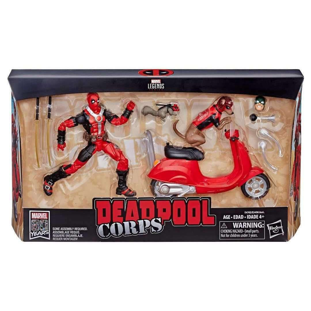 Image of Marvel Legends Ultimate Deadpool with Dogpool and Scooter