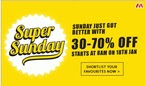 Super Sunday Great Offers & Discounts - Starts 8 AM [ Myntra ]