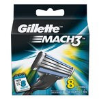 Gillette Mach 3 Cartridges 8+2 