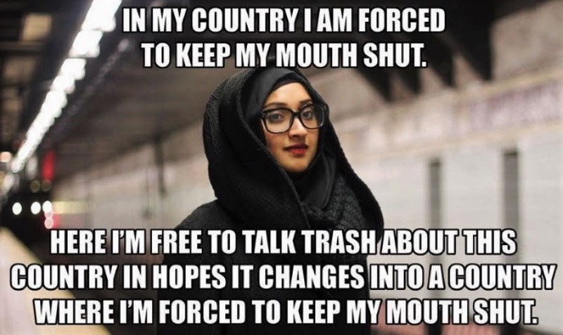 in my country i am forced to keep my mouth shut