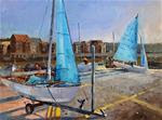 Blue Sails in Whitby. (£475) - Posted on Friday, February 20, 2015 by Nigel Fletcher