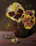 Flower Pot of Pansies - Posted on Friday, February 13, 2015 by Delilah Smith