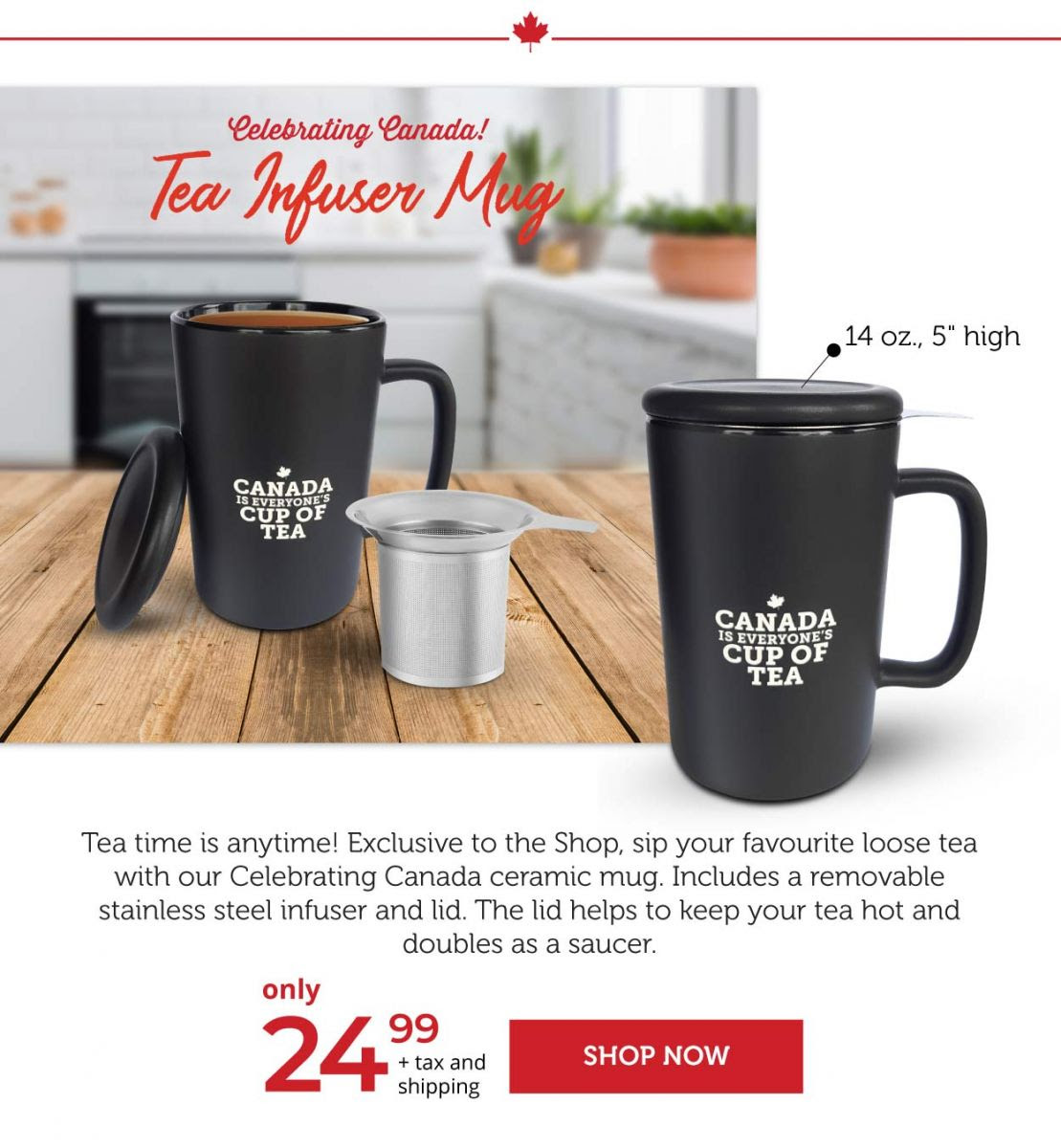 Tea infuser Mugs