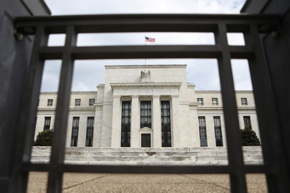 Sede do Federal Reserve em Washington, nos Estados Unidos  — Foto: Chris Wattie/Reuters