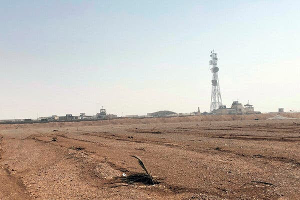 Five armed drones were launched at the American military base at Al Tanf, Syria, on Oct. 20. 