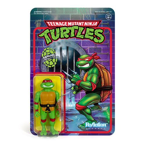 Image of TMNT Reaction 3.75" Figures - Raphael