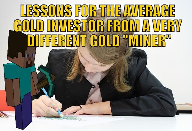 Lesson for average gold investor