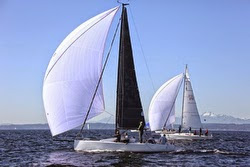 J/88 sailing off Seattle