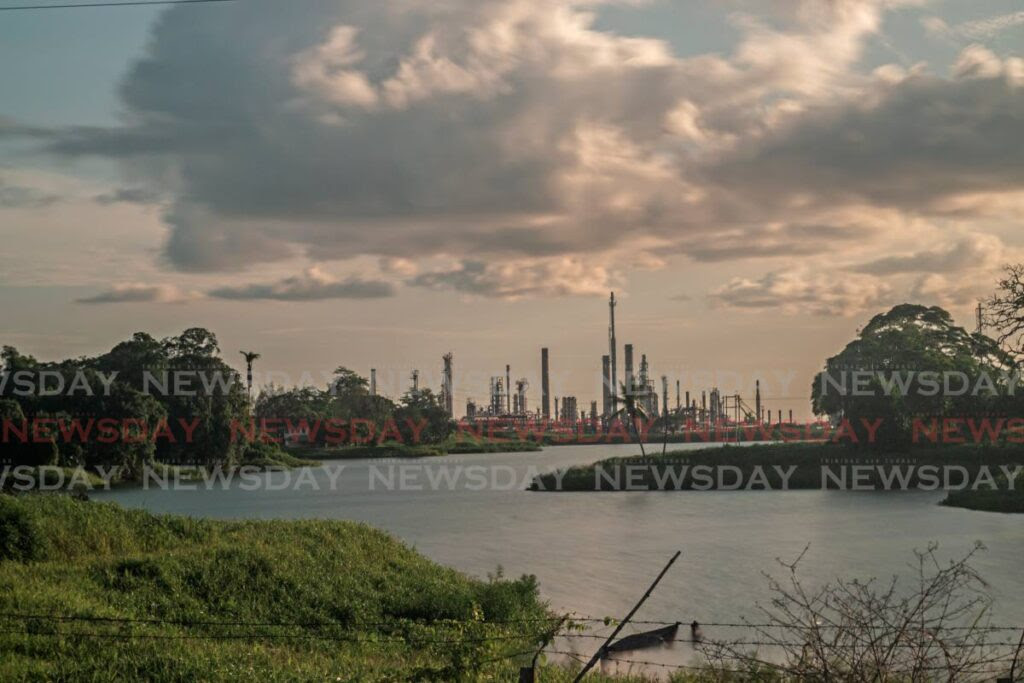 A view of the Pointe-a-Pierre refinery from the Solomon Hochoy Highway, Gasparillo. File photo/Marvin Hamilton