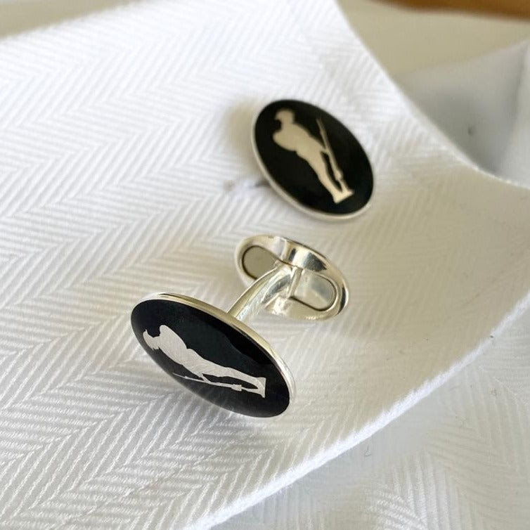 Hand Made Sterling Silver Tommy Cufflinks