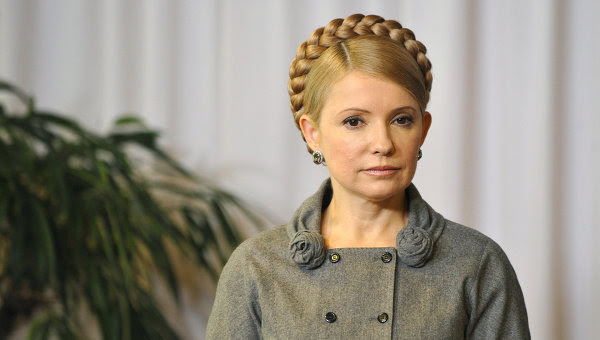 La ex primera ministra y líder de oposición en Ucrania, Yulia Timoshenko