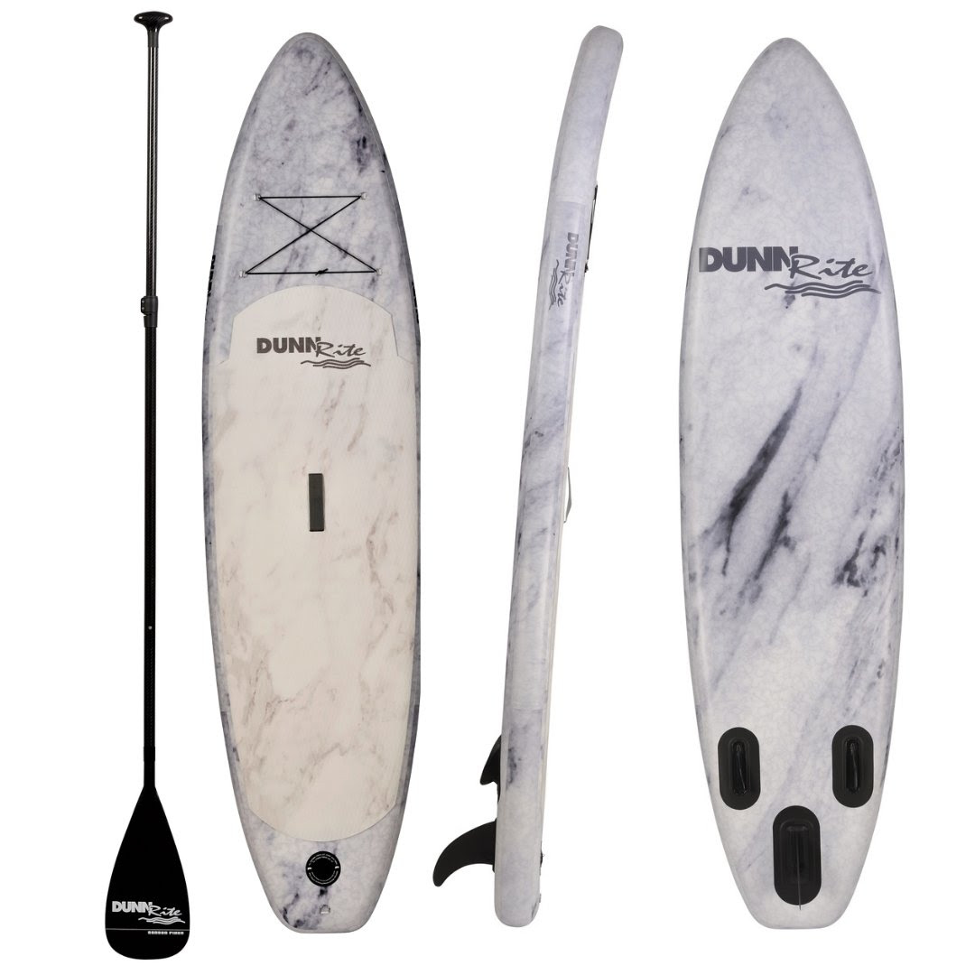 inflatable paddleboard - white marble
