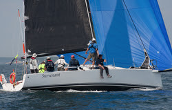 J/111 sailing Marblehead to Halifax race