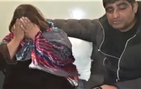 Screen shot of Naveed Iqbal and his wife describing ordeal on video he uploaded to Facebook. (Morning Star News)