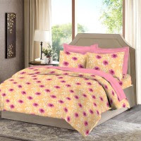 Bombay Dyeing Polycotton Floral Double Bedsheet