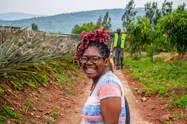 A student enjoying a Kerry Jon Walker Fund intercultural learning trip in Rwanda, image by Kerry Fund Global Connections student, Khalid Mohamed