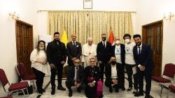  L'ncontro di Papa Francesco con i giovani di Scholas Occurrentes a Baghdad