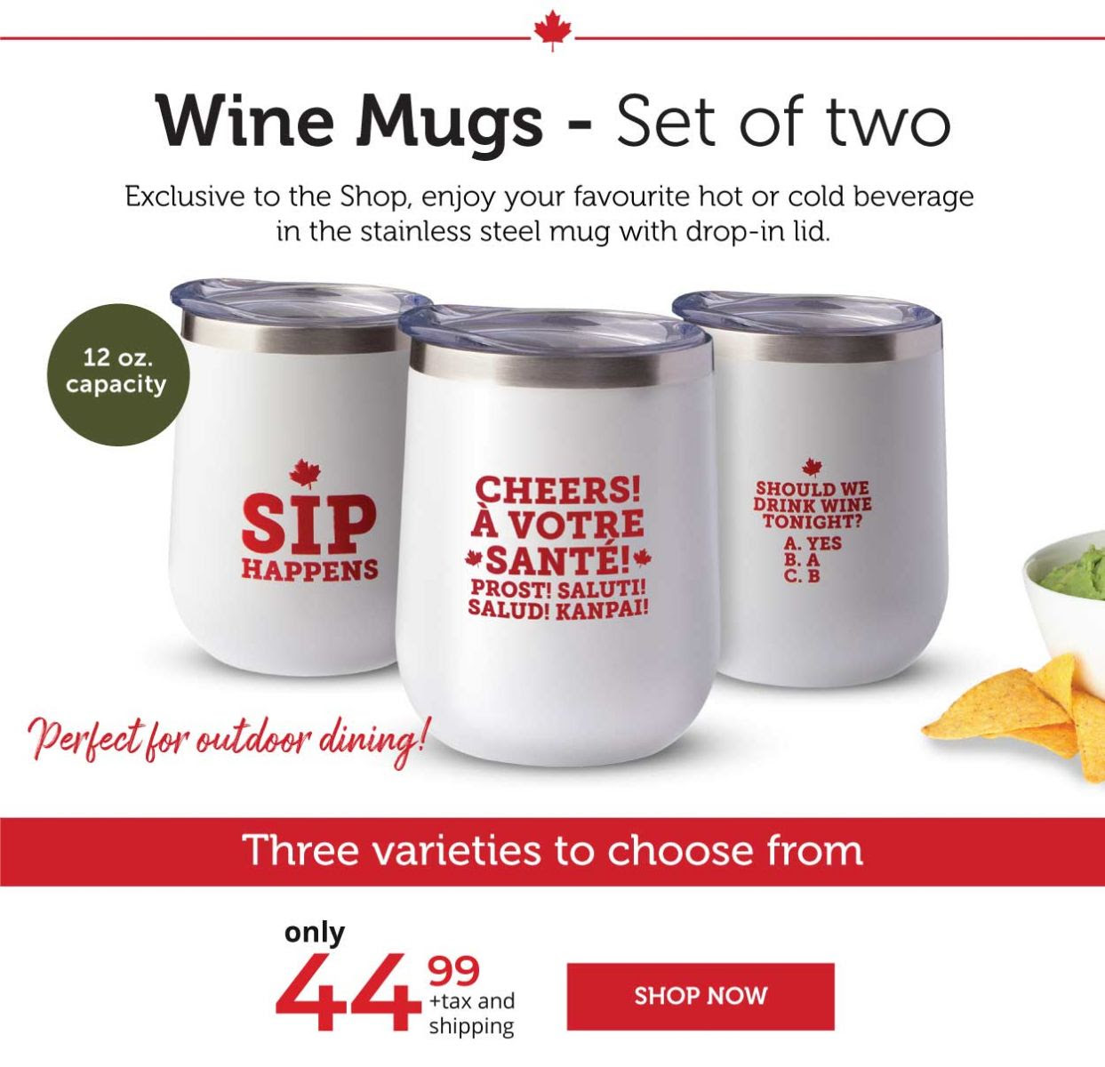 Wine Mugs - Set of two