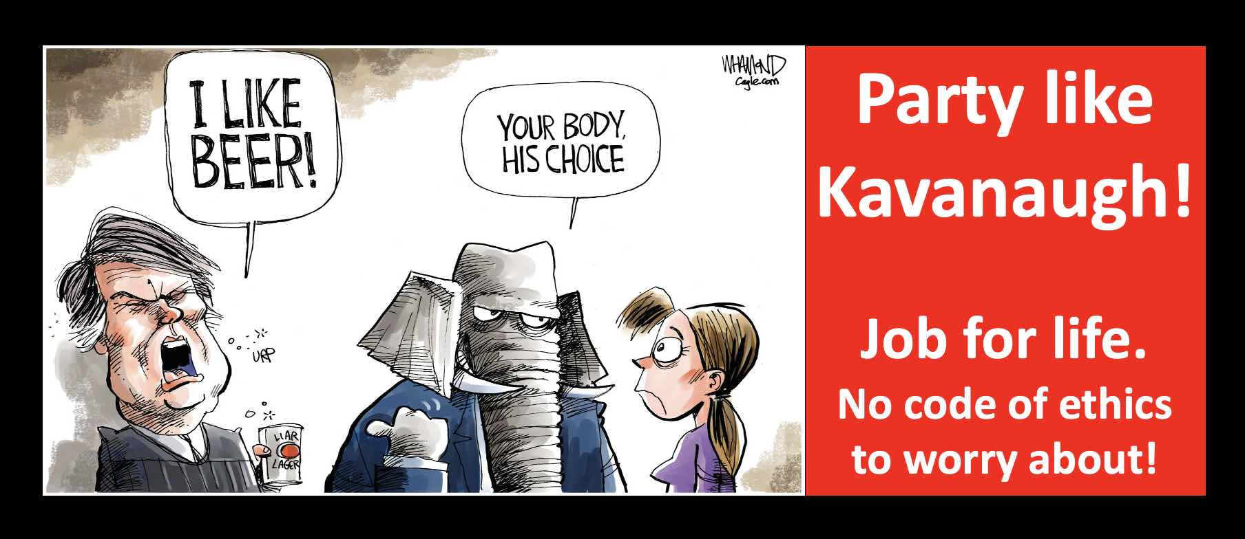 Party like Supreme Court Justice who has a tax payer funded job for life and no code of ethics to worry about.