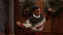 Christmas Sweater GIF - ChristmasSweater FreshPrinceOfBelAir Dance GIFs