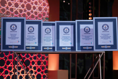 Otr Elkalam show in Saudi Arabia achieves six Guinness World records Otr Elkalam show in Saudi Arabia achieves six Guinness World records