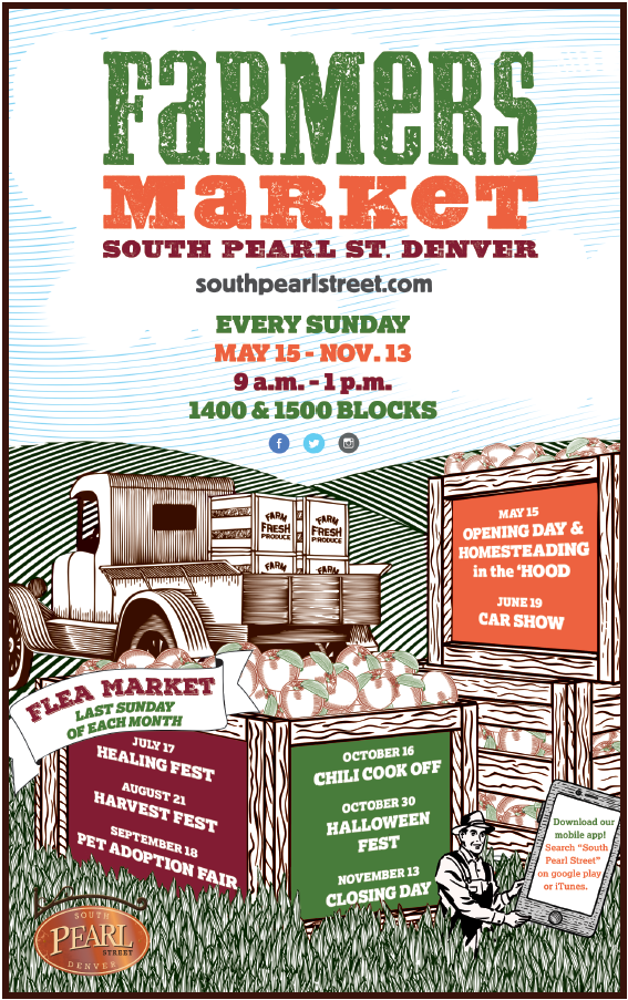Soulshine will be at the South Pearl Street Denver, Farmers Market