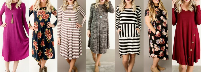 CYBER MONDAY- Dresses from $19.95 & FREE SHIPPING!