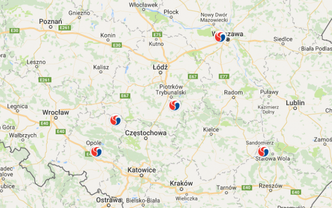 Nowe stacje sieci LOTOS na mapie Polski