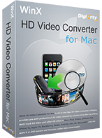 WinX HD Video Converter for Mac - Lifetime / 1 PC (50% Off)