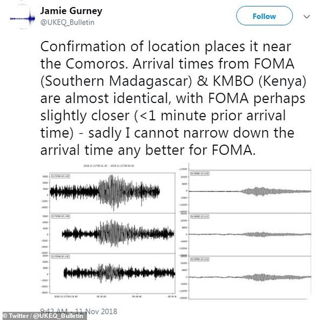 Earthquake experts on Twitter debated over what could have caus