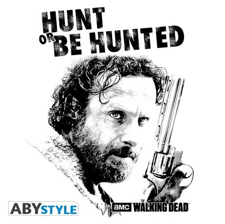 The Walking Dead T-shirt Hunt Or Be Hunted
                      Rick Grimes Abystyle