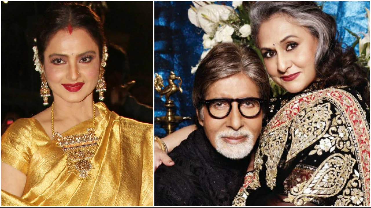 Image result for The real reason why Rekha wears sindoor like a married lady