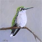 Dream, Hummingbird Oil Painting - Posted on Wednesday, January 21, 2015 by Linda McCoy