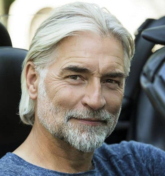 10 of The Coolest Long Hairstyles for Older Men