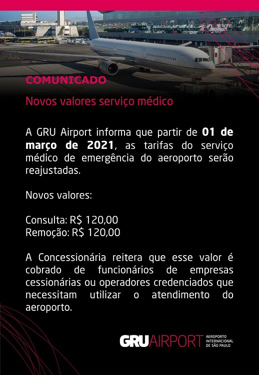 COMUNICADO GRU AIRPORT