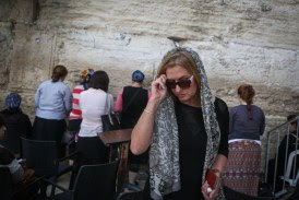 Tzipi Livni at the Kotel