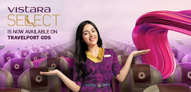 Vistara Select is now available on Travelport GDS