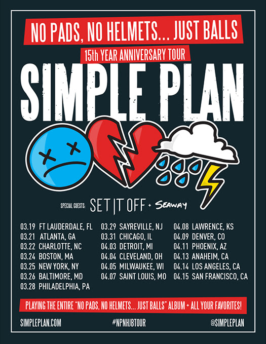 Simple Plan 2017 Tour Dates