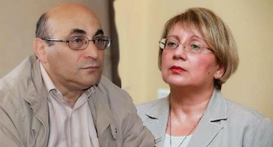 Leyla and her husband Arif Yunus, both imprisoned by the Azerbaijani authorities